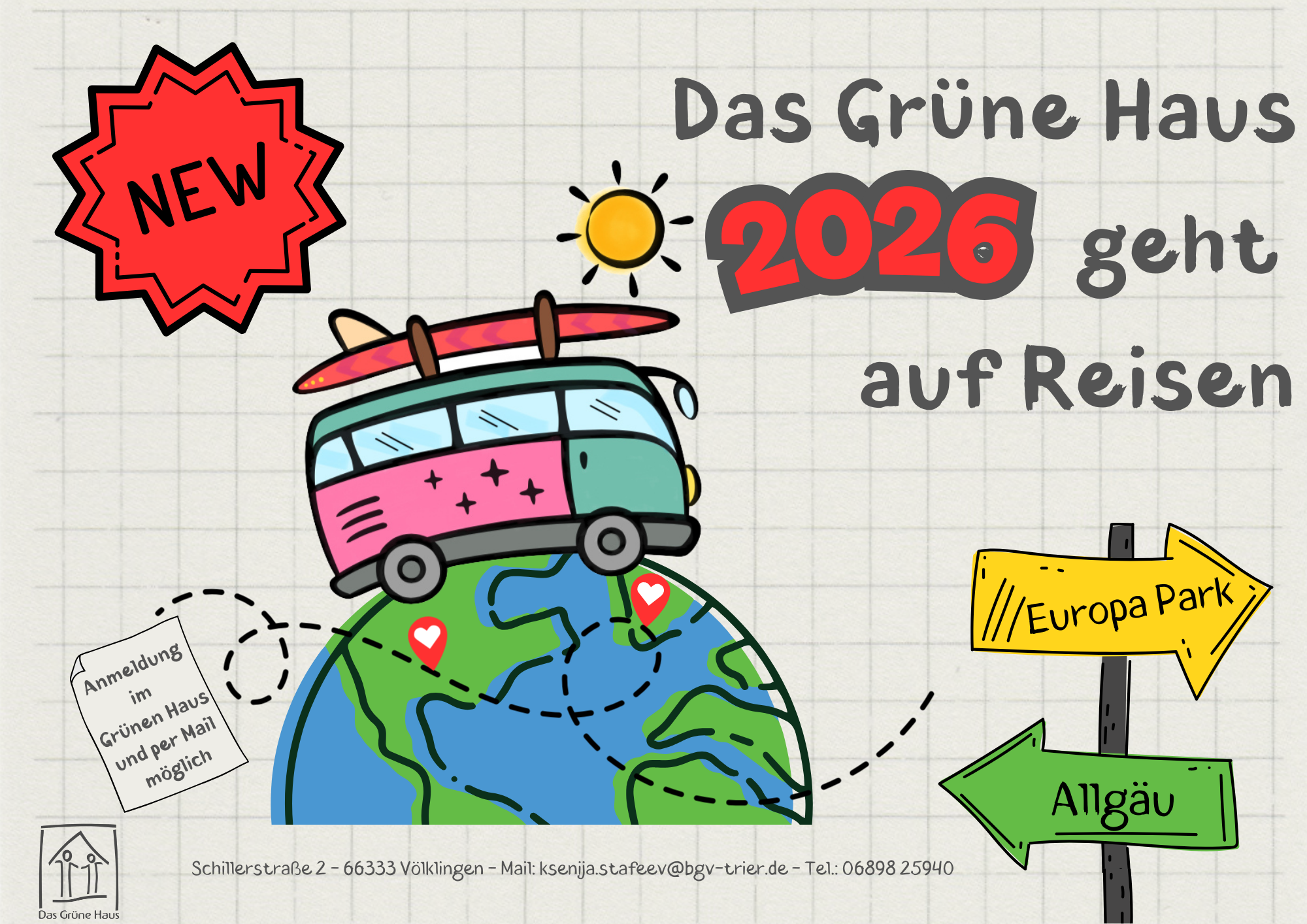 Grünes Haus geht auf Reisen 2026 I